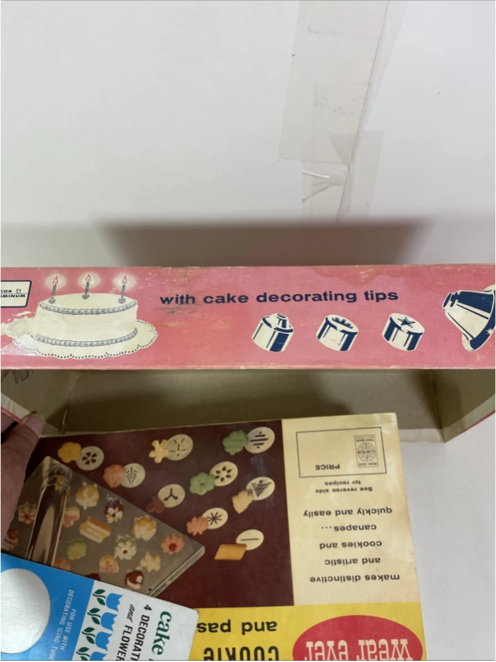 Vintage Wear-Ever Cookie Gun & Pastry Decorator Set Original Box #3365